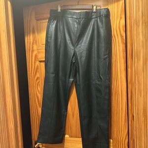Ann Taylor Men's Dark Leather Pants